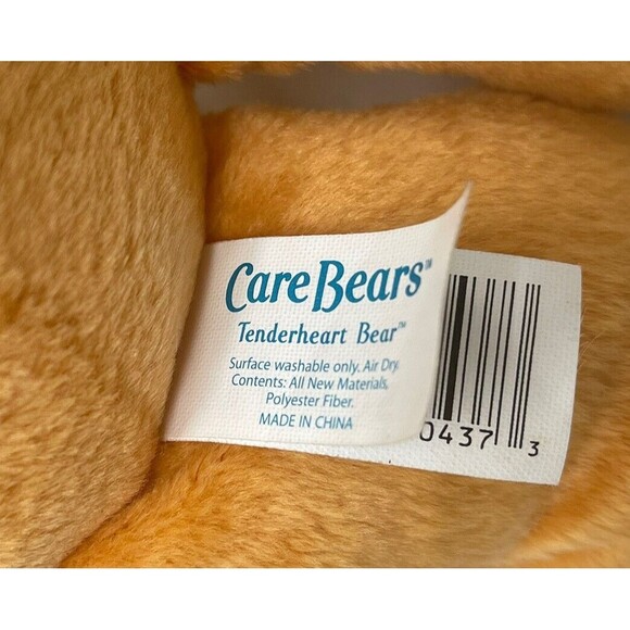 Care Bears 12" Plush TENDERHEART BEAR  GET WELL BANDAID 2004 Sound Not Working - Picture 13 of 16